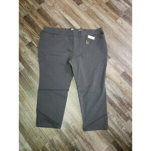 Avenue Denim Plus 32 Skinny Cotton Stretch Pull On NWT GRAY
